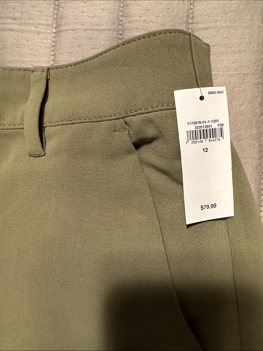 NEW Gap High Waisted Straight Crop Pants, sz 12 - Picture 3 of 12